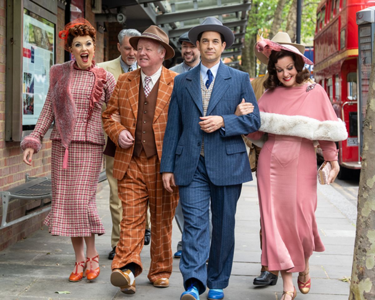 Josefina Gabrielle, Les Dennis, Adam Garcia, Ruthie Henshall at 