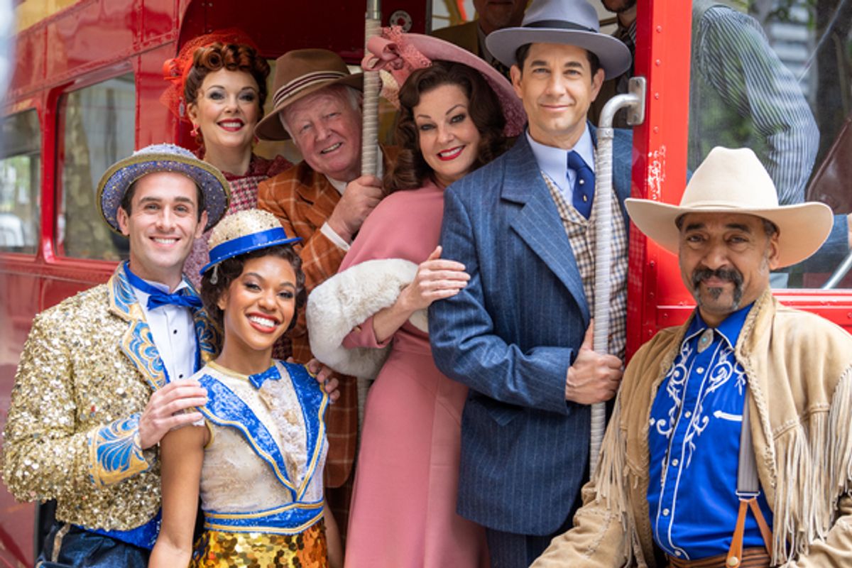 Sam Lips, Nicole Lily Baisden, Josefina Gabrielle, Les Dennis, Ruthie Henshall, Adam Garcia and Anthony Ofoegbu at 