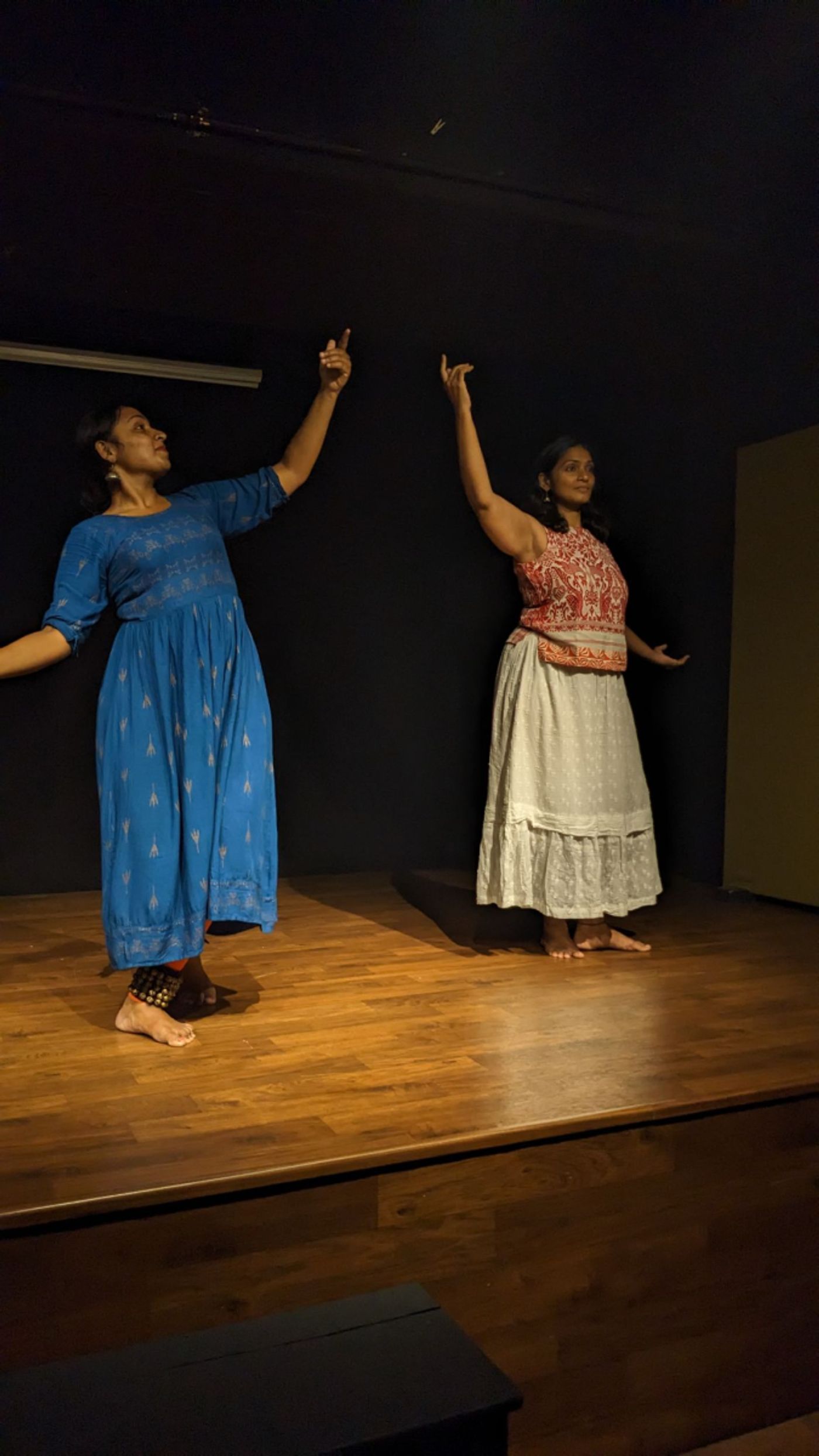 Cast of 'The Divine Leela' in rehearsal 