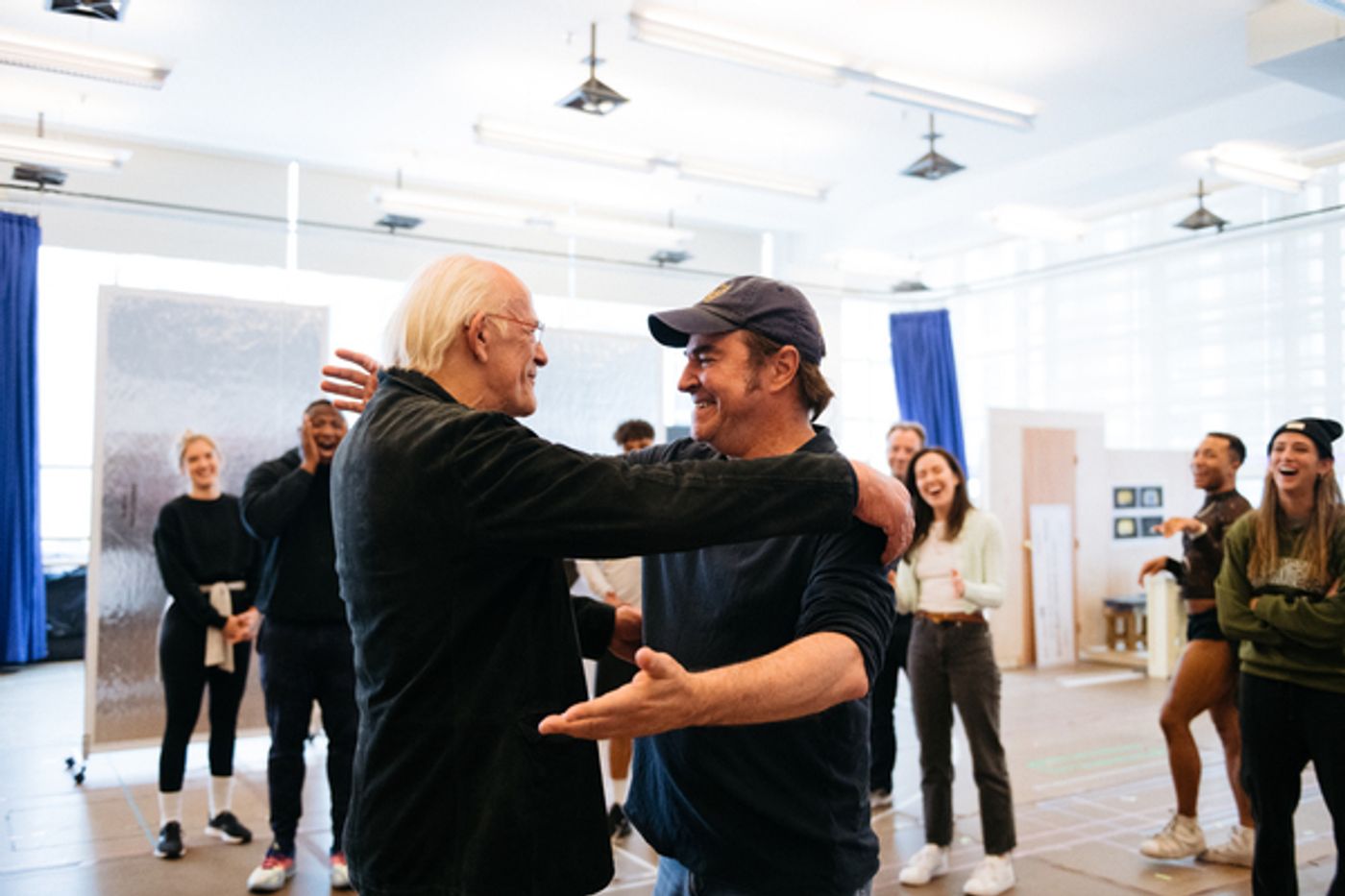 Photos: Original BACK TO THE FUTURE Star Christopher Lloyd Stops By Rehearsal!  Image