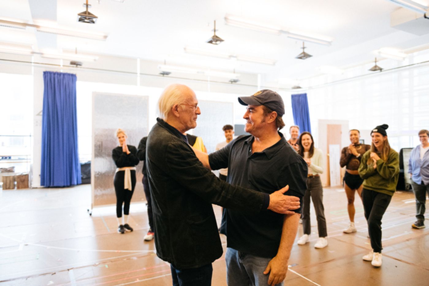 Photos: Original BACK TO THE FUTURE Star Christopher Lloyd Stops By Rehearsal!  Image