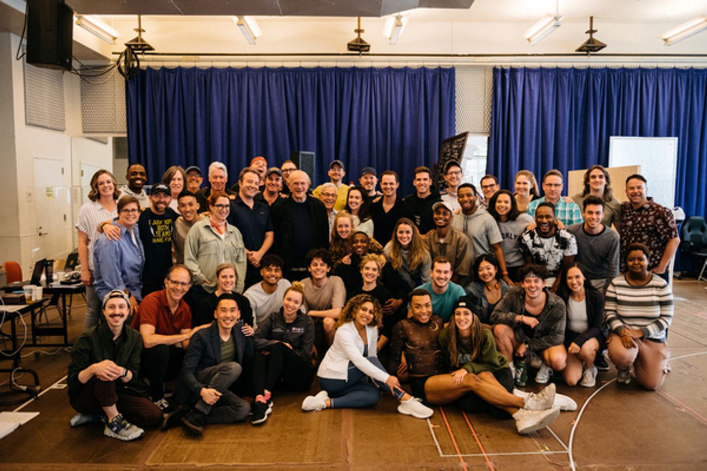 Photos: Original BACK TO THE FUTURE Star Christopher Lloyd Stops By Rehearsal!  Image