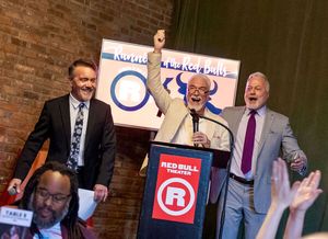 Derek Smith, Patrick Page and Tom Hewitt Photo