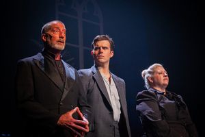 Andy Collins (Adu;t Men), Seth Hanson (Melchior), and Jessica Coker (Adult Women) in Ray of Light Theatre''s SPRING AWAKENING. @ BroadwayWorld Andy Collins (Adu;t Men), Seth Hanson (Melchior), and Jessica Coker (Adult Women) in Photo