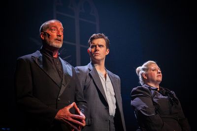 Andy Collins (Adu;t Men), Seth Hanson (Melchior), and Jessica Coker (Adult Women) in  Photo