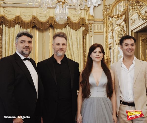 Julio Awad, Gerónimo Rauch, Talía del Val y Federico Bellone Photo