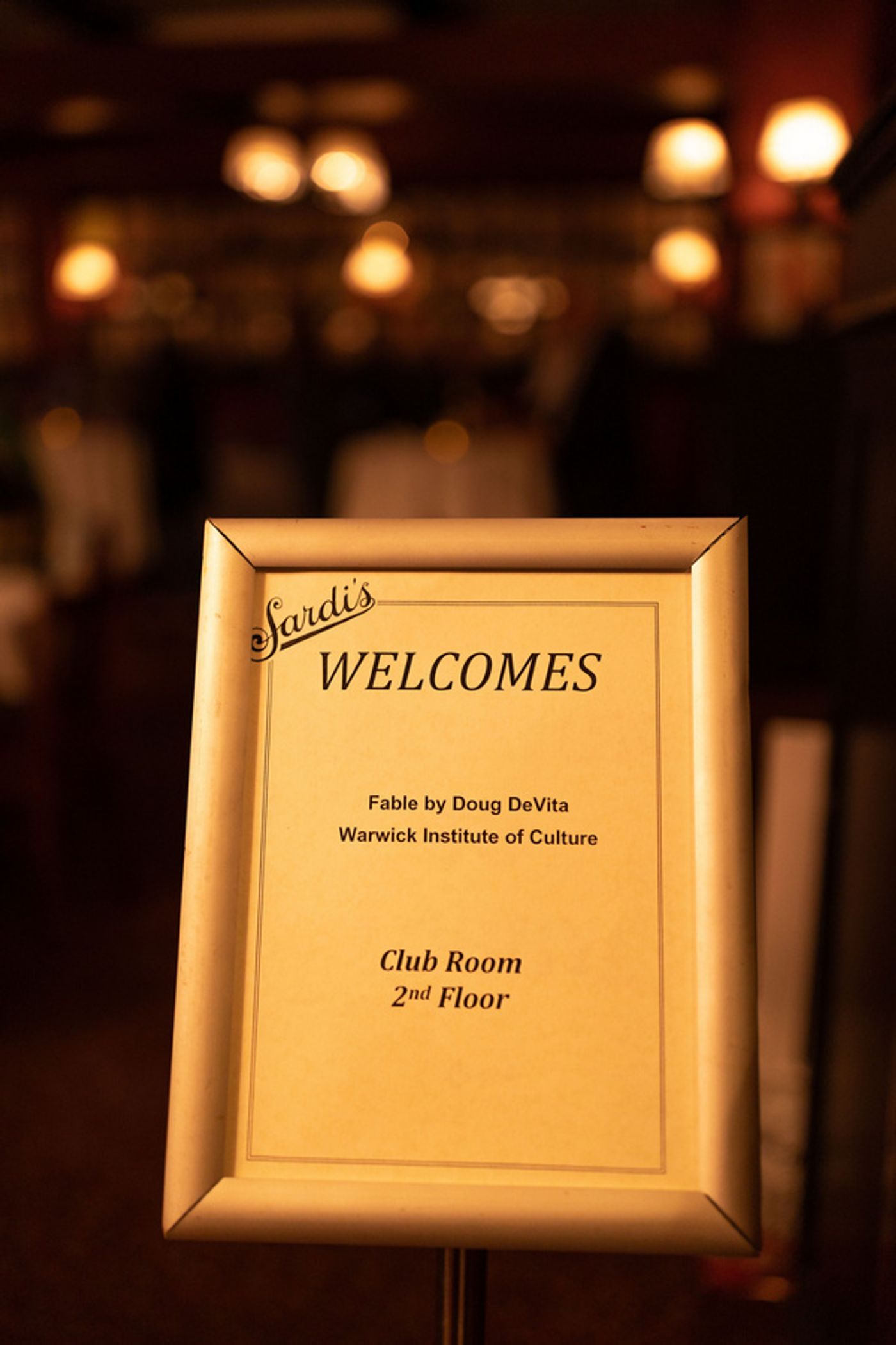 Photos: Playwright Doug Devita Celebrates The Release of FABLE At The Drama Book Shop and Sardi's  Image