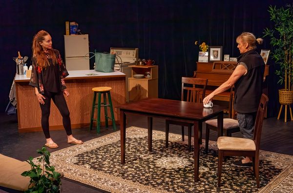 Sisters Miranda (SARAH JANE REDMOND) and Susan (LIZ CONNERS)    Photo Credit: Ross Du Photo