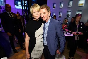 Cynthia Nixon and Michael Patrick King Photo