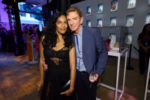 Sarita Choudhury and Michael Patrick King Photo