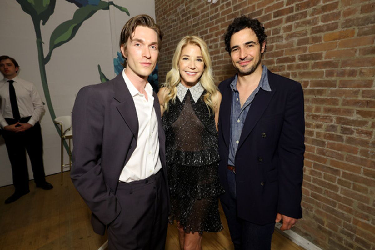 Harrison Ball, Candice Bushnell and Zac Posen at 