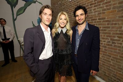 Harrison Ball, Candice Bushnell and Zac Posen Photo