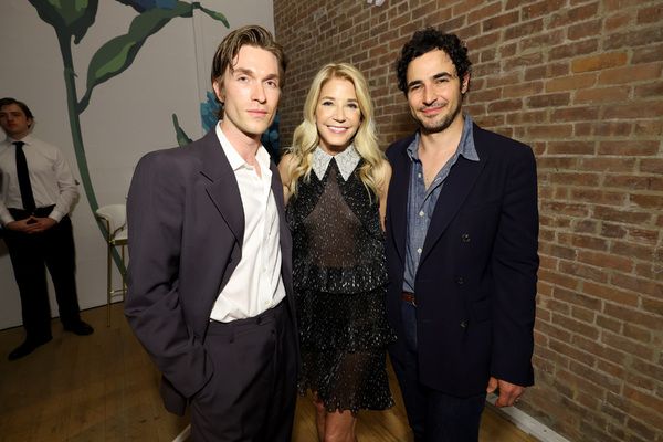 Harrison Ball, Candice Bushnell and Zac Posen Photo