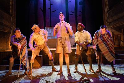Declan Egan and The Cast of THE MIKADO Photo