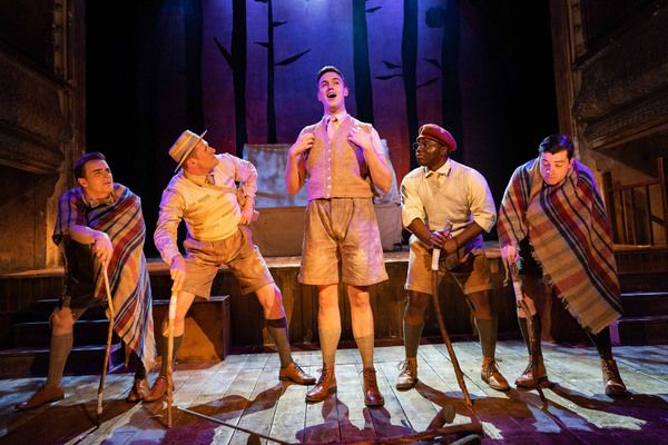 Declan Egan and The Cast of THE MIKADO Photo