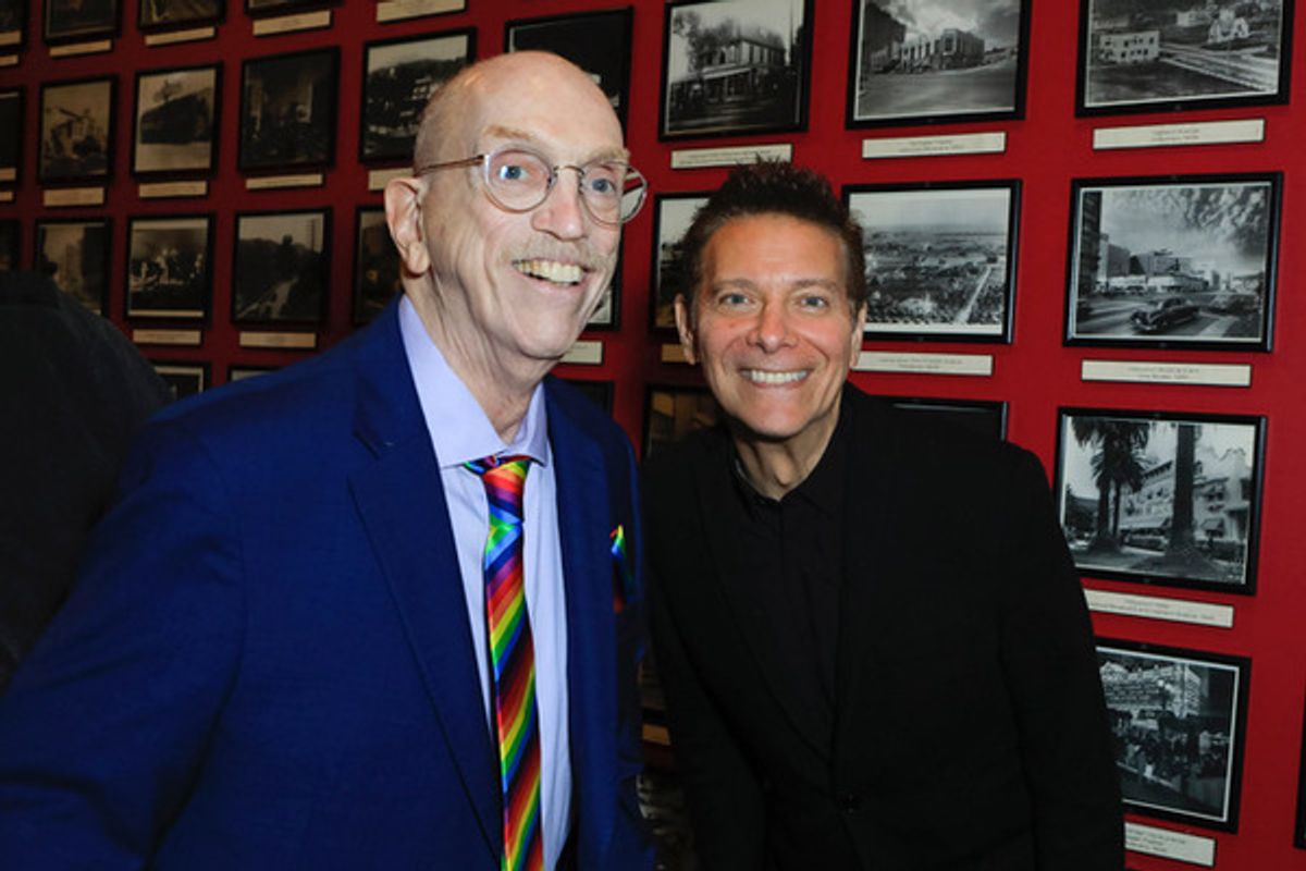 Reverend Steve Pieters, Michael Feinstein  at 