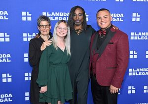 Kate Clinton, Becky Pepper-Jackson, Billy Porter, and Isaiah Wilkins @ BroadwayWorld Kate Clinton, Becky Pepper-Jackson, Billy Porter, and Isaiah Wilkins Photo