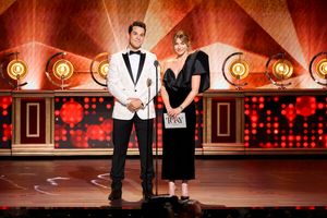 Skylar Astin and Julianne Hough @ BroadwayWorld Skylar Astin and Julianne Hough Photo