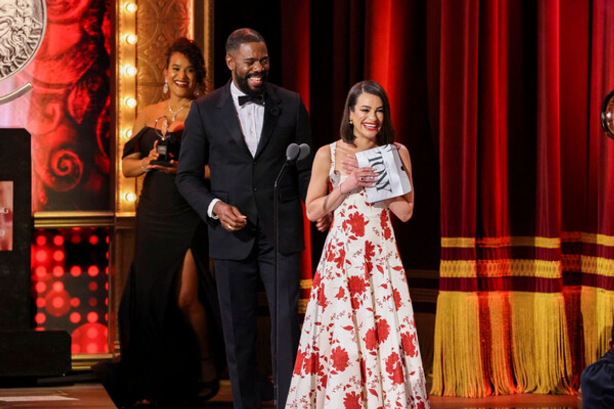 Colman Domingo and Lea Michele at 