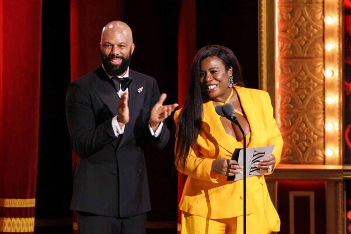 Uzo Aduba and Common at 