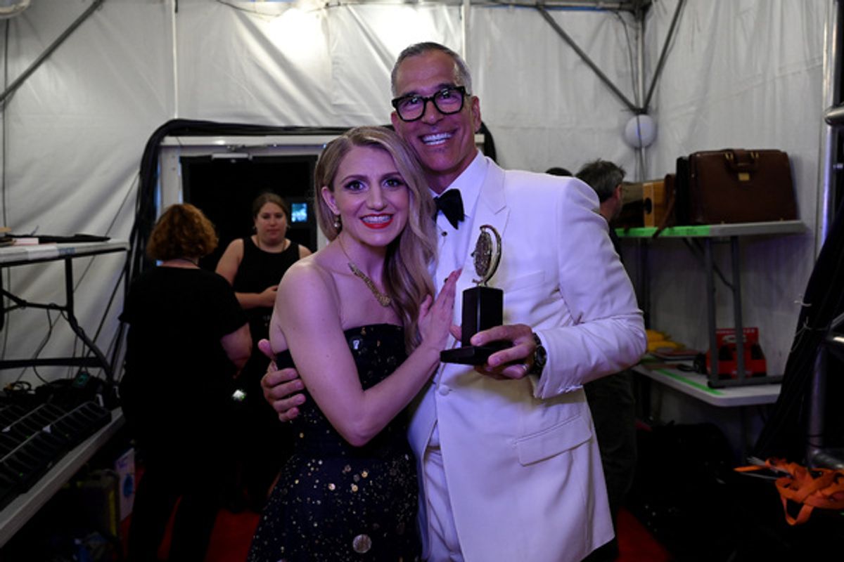 Annaleigh Ashford and Jerry Mitchell at 
