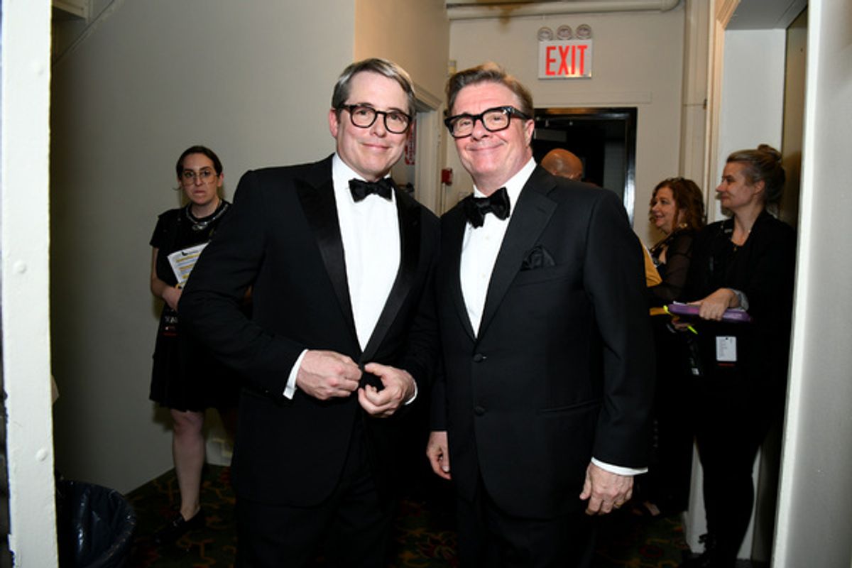 Matthew Broderick and Nathan Lane at 