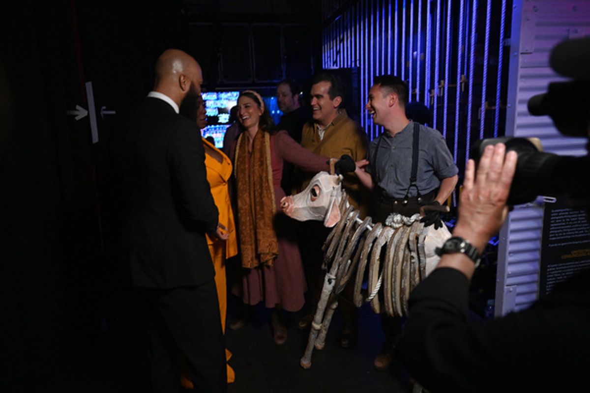 Common, Uzo Aduba, Sara Bareilles, Brian d'Arcy James, and Kennedy Kanagawa at 