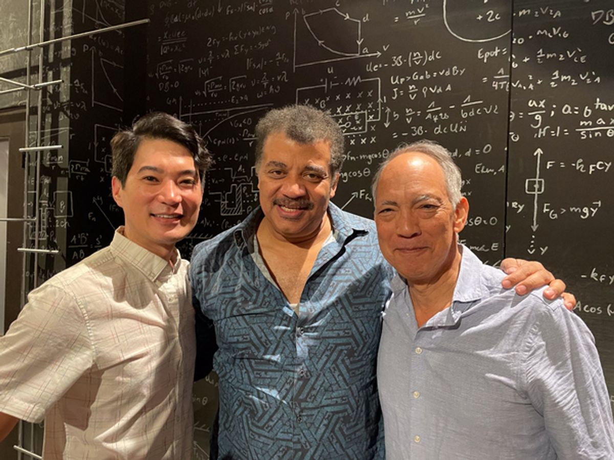 Austin Ku, Neil deGrasse Tyson and Thom Sesma
 at 