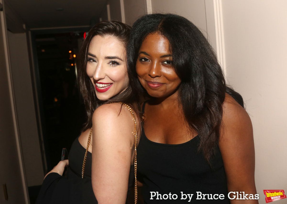 Ashley Loren and Adrienne Warren at 