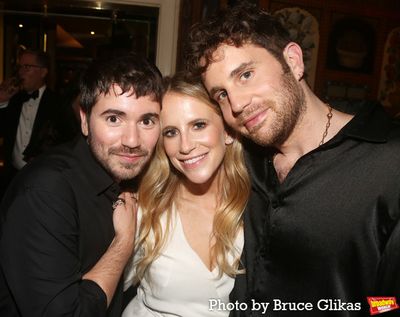 Noah Galvin,  Hannah Platt Rosin and Ben Platt  Photo