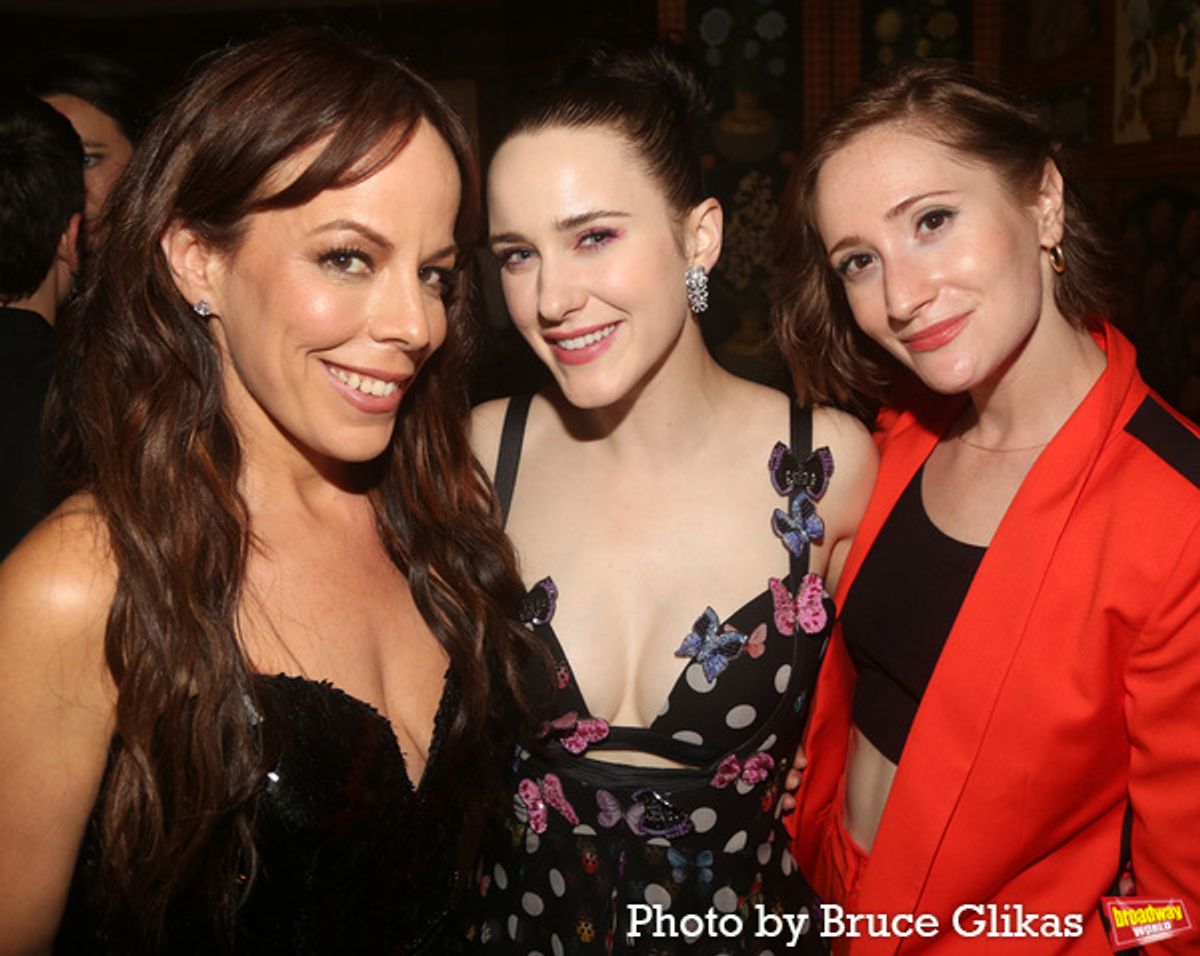 Leslie Kritzer, Rachel Brosnahan and Rachel Sussman  at 
