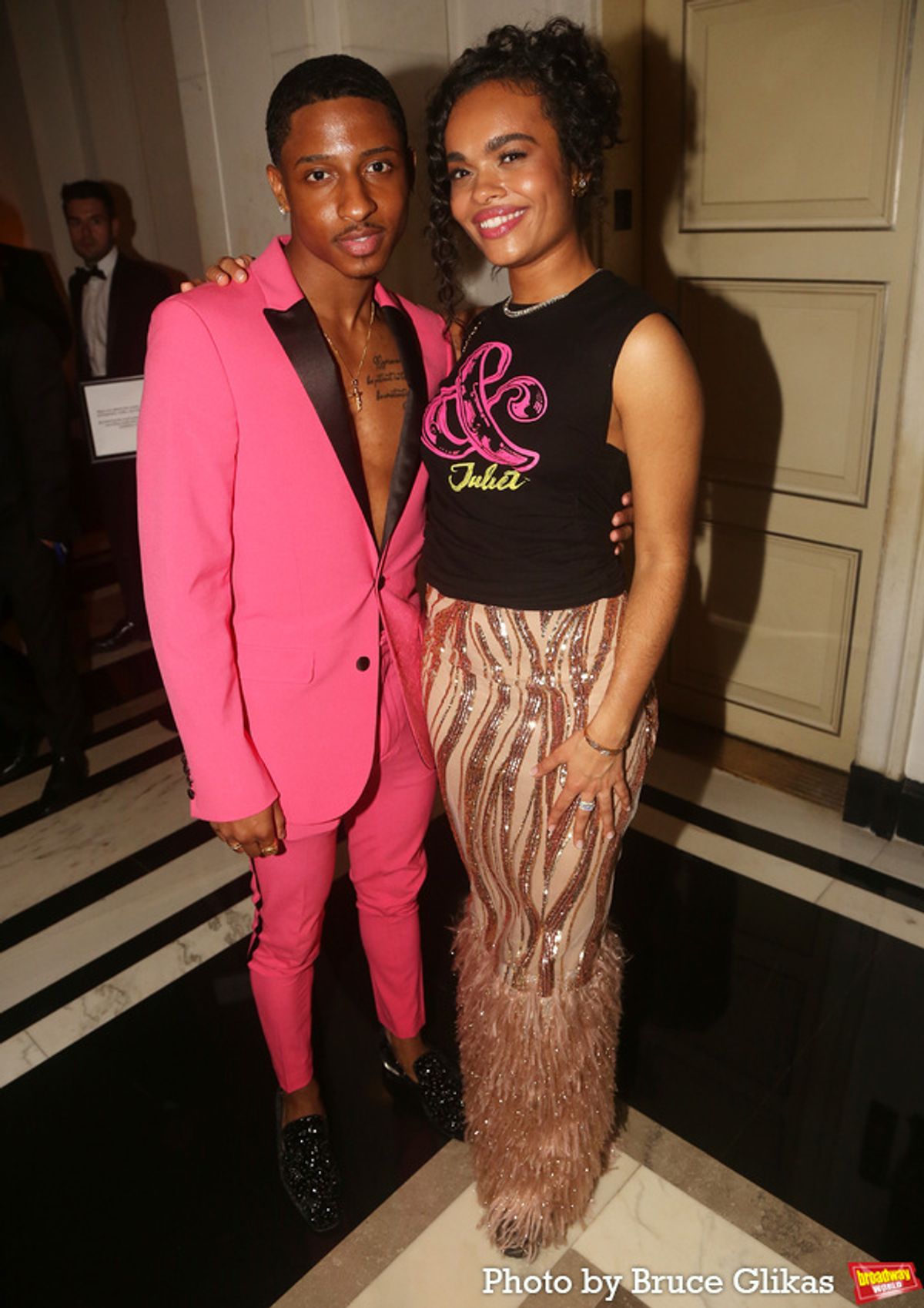 Myles Frost and Lorna Courtney at 