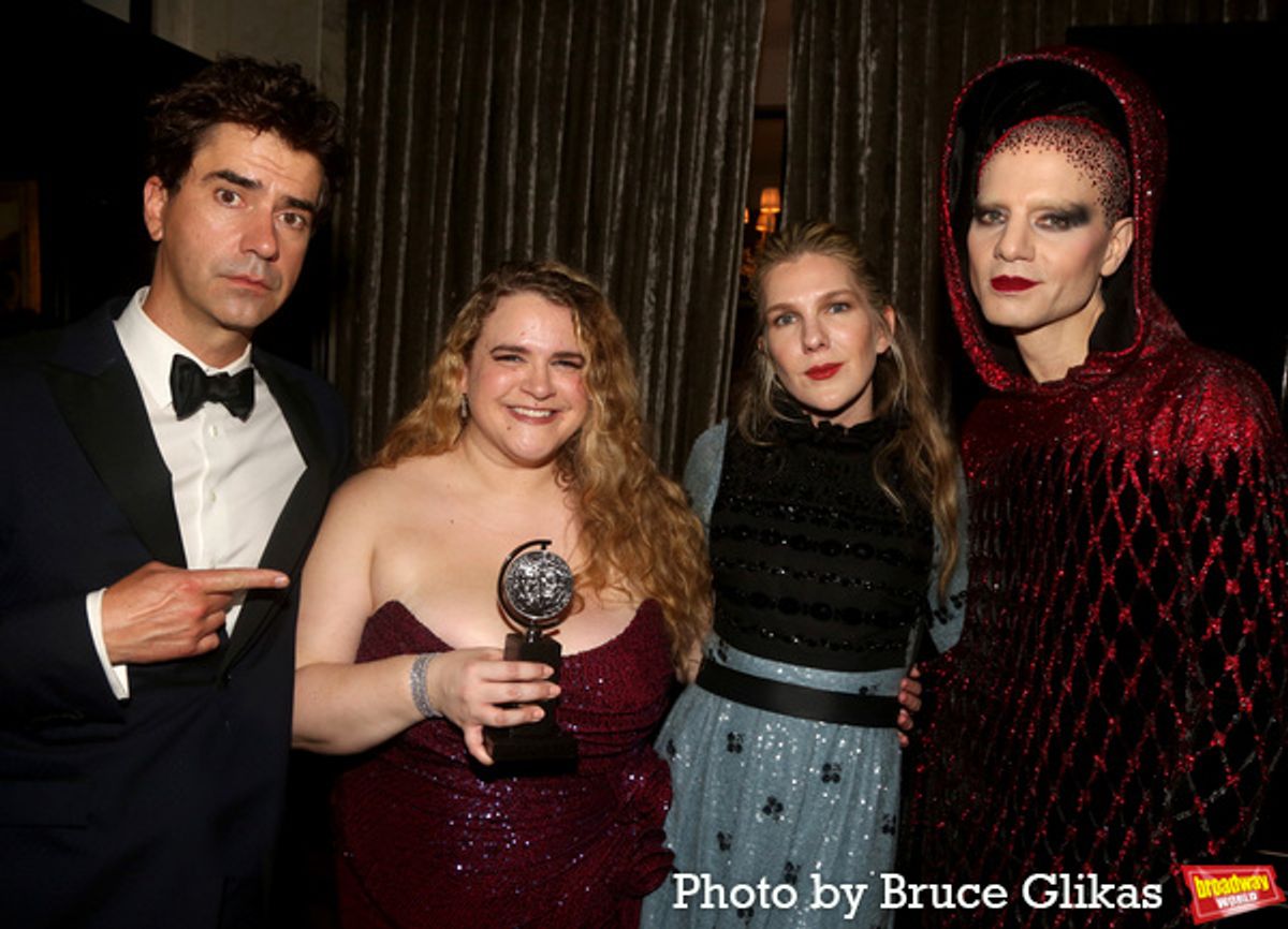 Hamish Linklater, Bonnie Milligan, Lily Rabe and Jordan Roth  at 