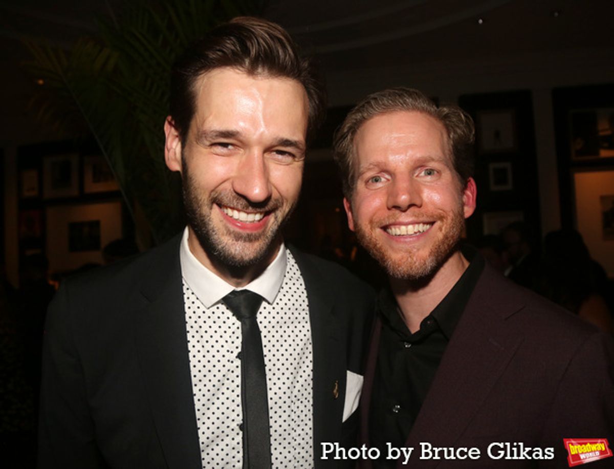 John Behlmann and Stark Sands  at 