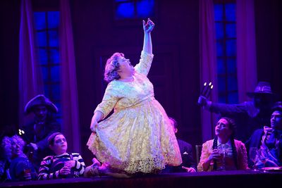 Cheryl Stern* (Grandma), Garrett Shin, Leo James Covitz (Pugsley), Kara Mikula* (Alic Photo