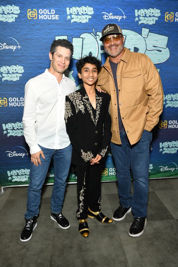 Thomas Kail, Manny Magnus and Christopher Jackson Photo