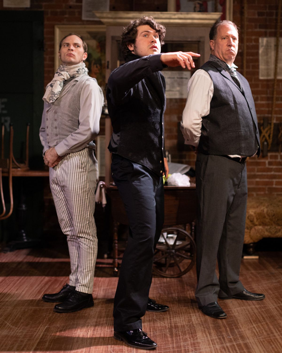 Zack Gibb, Liam Roberts, and Andrew Stigler at 