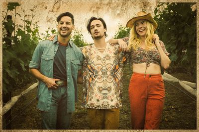 L-R: Patrick Ortiz as Gustavo Brambilla, Will Riddle as Bo Barrett & Emma Degerstedt  Photo