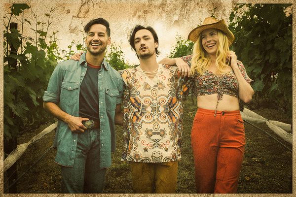 L-R: Patrick Ortiz as Gustavo Brambilla, Will Riddle as Bo Barrett & Emma Degerstedt  Photo