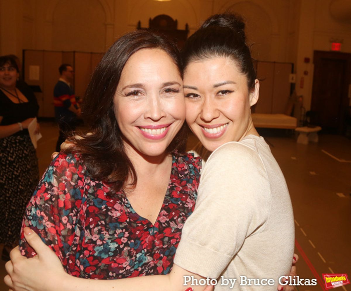 Andrea Burns and Ruthie Ann Miles at 