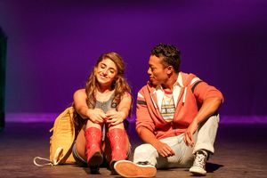 Jaeden Riley Juarez* as Ariel Moore and Russell J. Scott as Ren McCormack @ BroadwayWorld Jaeden Riley Juarez* as Ariel Moore and Russell J. Scott as Ren McCormack Photo