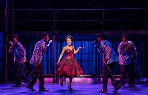 Valisa LeKae and (l-r) AJ Davis, Jamonté, Lawrence Dandridge, Eric B Turner @ BroadwayWorld Valisa LeKae and (l-r) AJ Davis, Jamonté, Lawrence Dandridge, Eric B Turner Photo