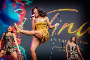 Karis Anderson and the cast of Tina @ BroadwayWorld Karis Anderson and the cast of Tina Photo