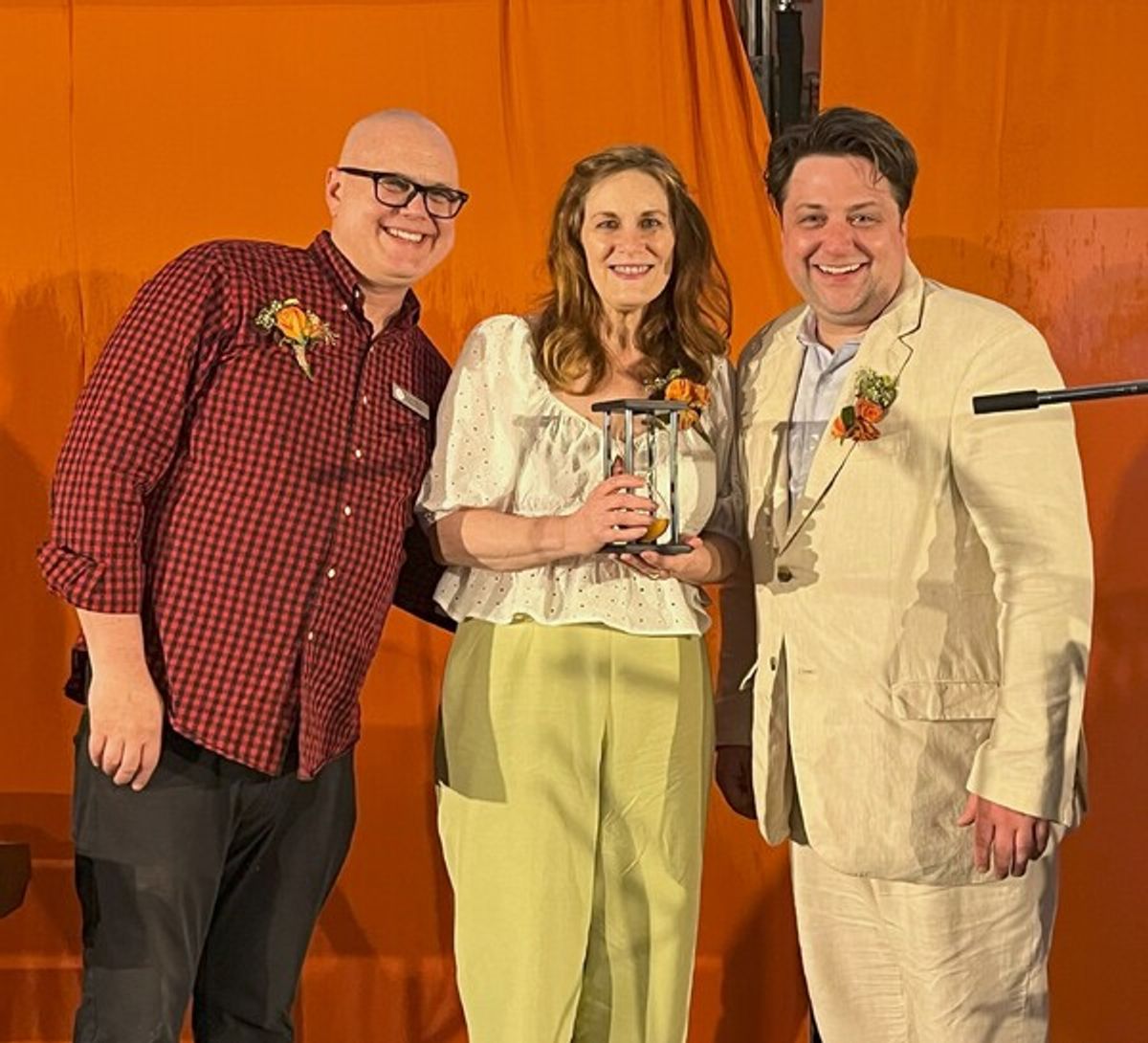 Chris Gibson, Stacy Reck, and Stuart Landon  at 