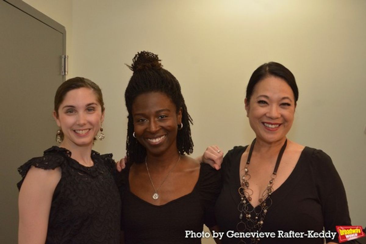 Olivia Kinter, Shavanna Calder and Christine Toy Johnson at 