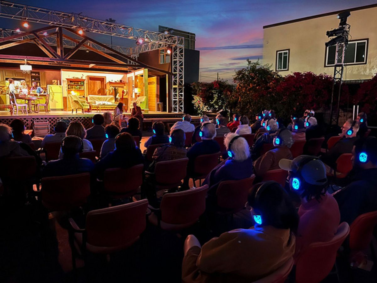 ?Last Summer at Bluefish Cove? performing on the Fountain?s outdoor stage  Photo courtesy of the Fountain Theatre  at 