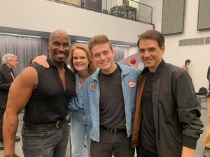 Alan H. Green, Kate Baldwin, Jake Bentley Young, and Ralph Macchio @ BroadwayWorld Alan H. Green, Kate Baldwin, Jake Bentley Young, and Ralph Macchio Photo