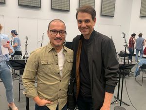 Jon Jon Briones and Ralph Macchio @ BroadwayWorld Jon Jon Briones and Ralph Macchio Photo