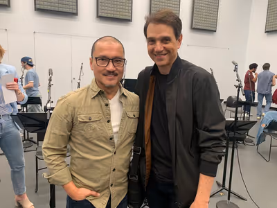 Jon Jon Briones and Ralph Macchio Photo