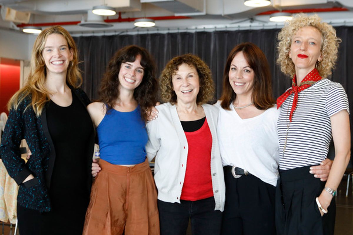 The cast with Margot Bordelon and Zarina Shea at 